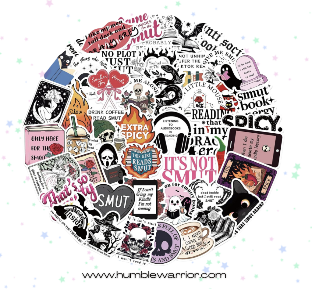 50-ct of “Smutty” Book Stickers!